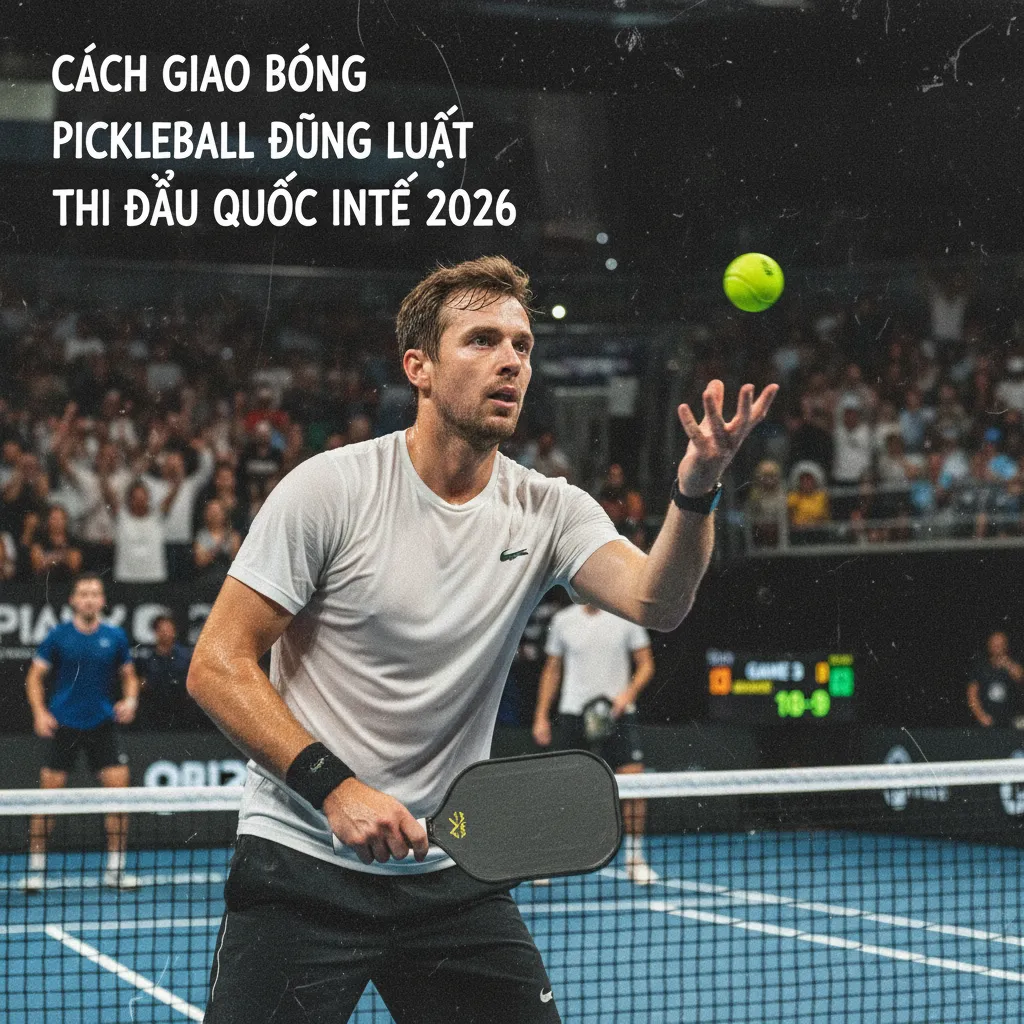 Giao Bóng Pickleball 2026: Nắm Vững Luật Chơi Mới Nhất