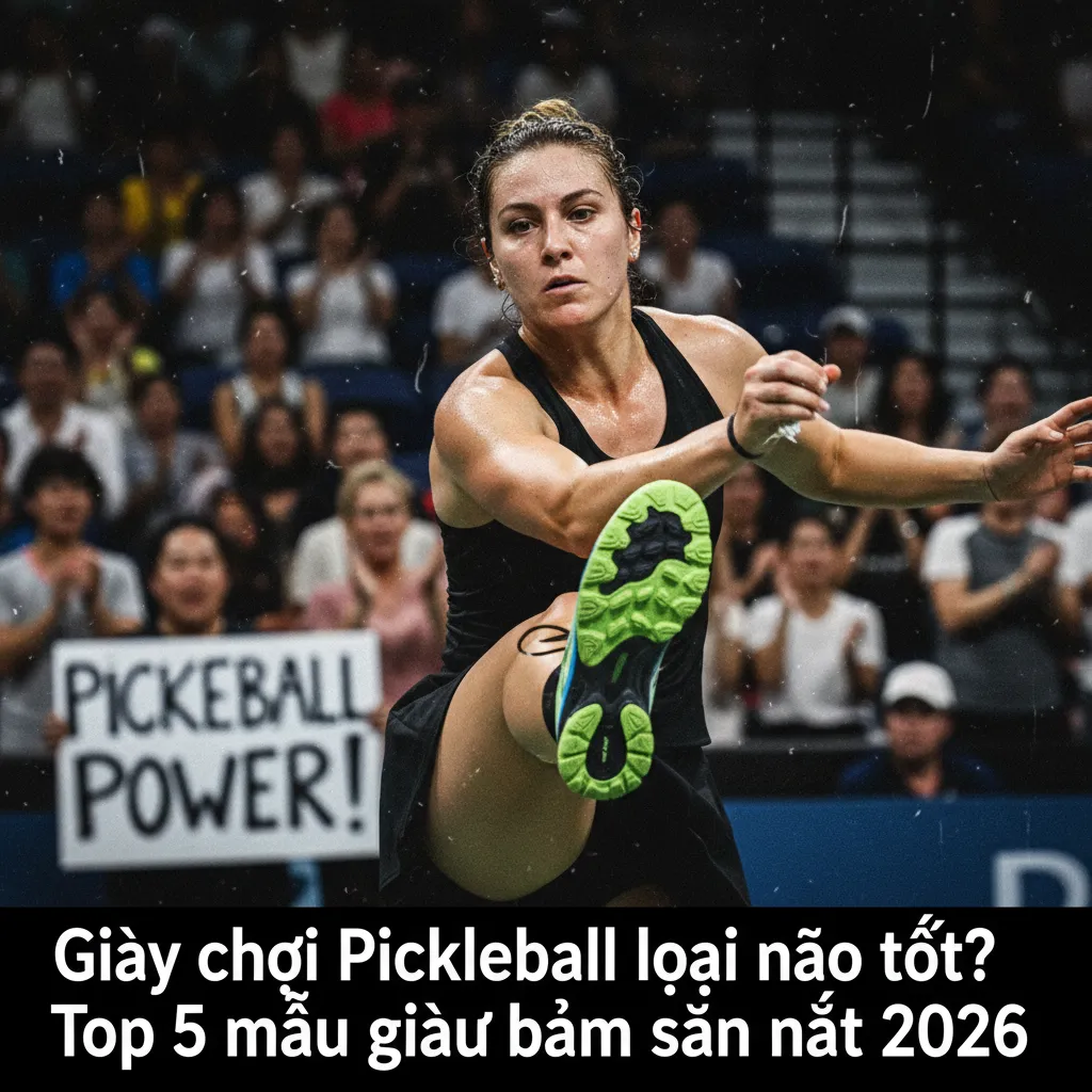 Tại sao không thể mang giày chạy bộ đi đánh Pickleball?