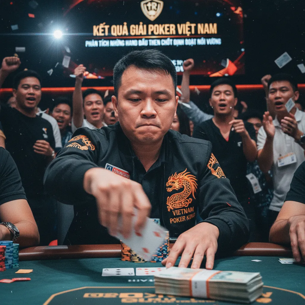 Nhà vô địch Nguyễn Văn "Hustler" A nâng cao chiếc cúp VPL